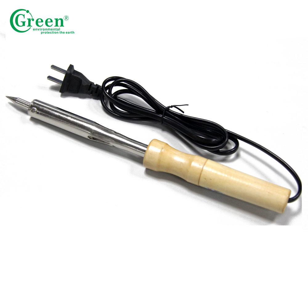 CX - 100W Wooden Handle Soldering Iron 300-1500℃ Stability Temperature