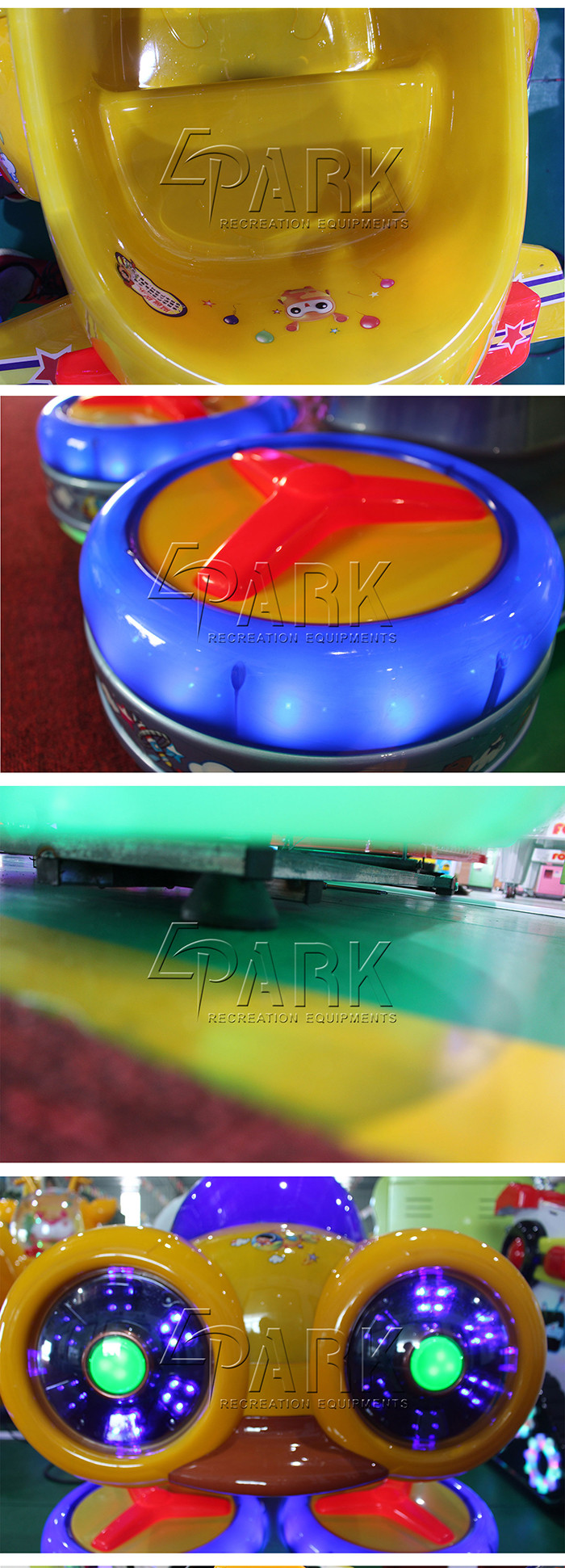 Spaceship Swing Kiddy Ride Machine For Shopping Mall CE Certificate