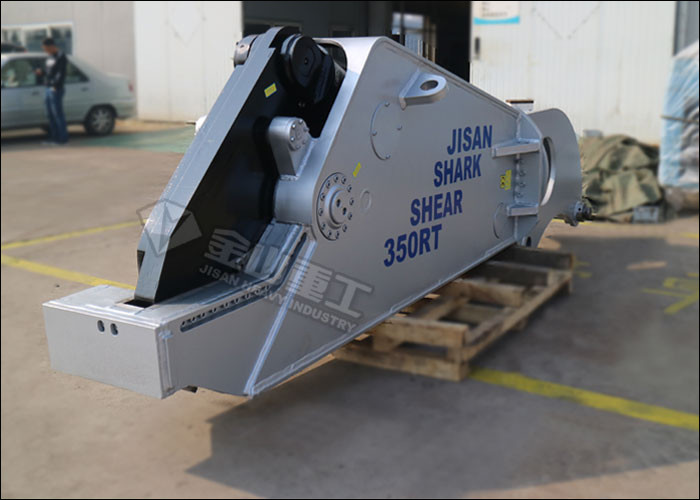 Heavy Duty Type Hydraulic Rotating Type Scrap Steel Metal Cutting Shear For Excavator Sale