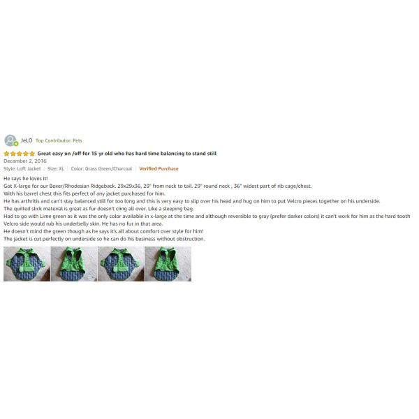 Warm Coat and Raincoat Jacket for Dogs Loft Technology Keep Extra Warmth for Bitter Cold Days