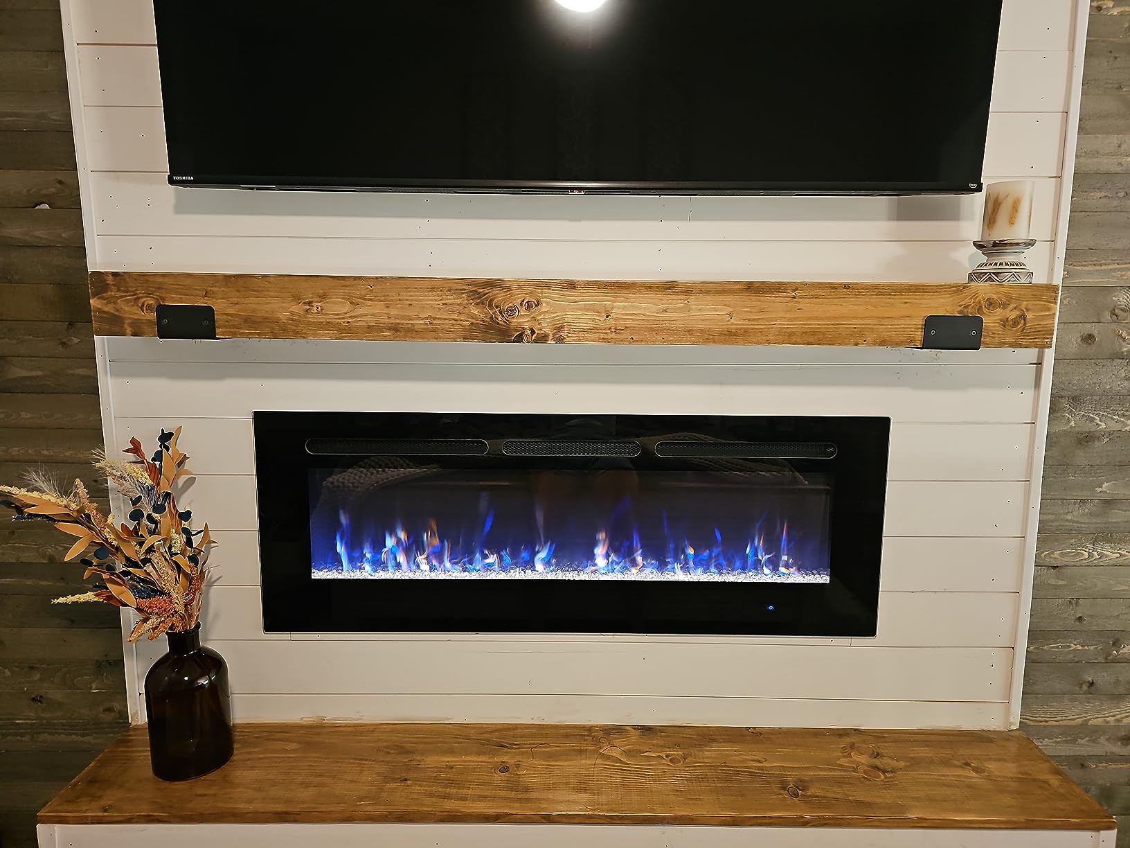 Standard Heavy Duty Mantel Brackets Steel U-Shaped Beam-Style Fireplace Shelf Support