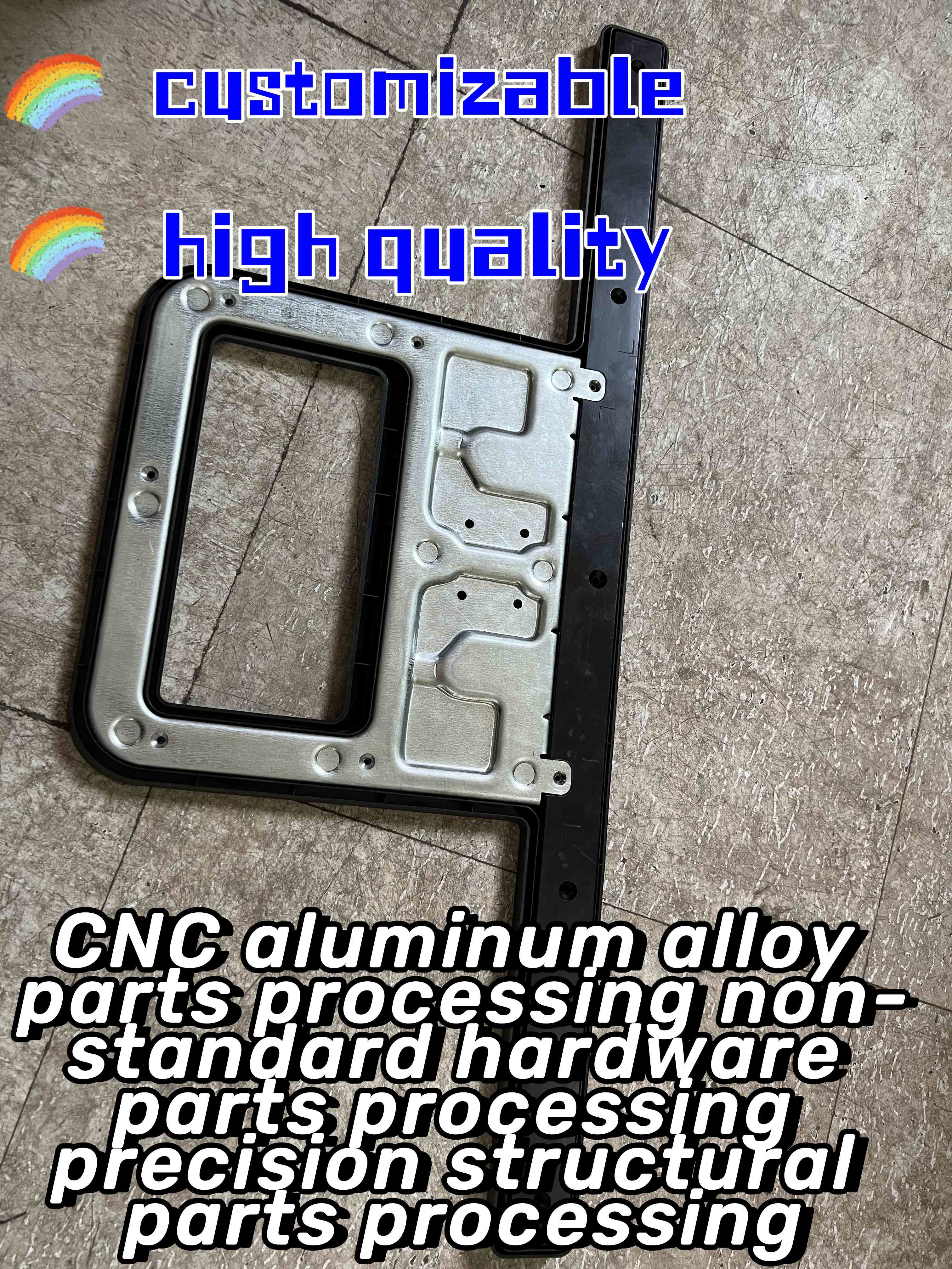 CNC aluminum alloy parts processing non-standard hardware parts processing precision structural parts processing