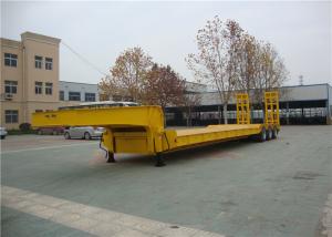 Quality 3 Lines Lowboy Semi Trailer 6 Axles 40-120 Tons With Anti Corrosive Primer Coating for sale