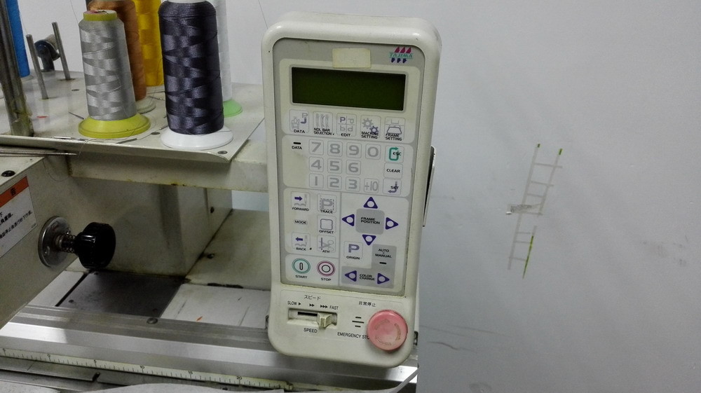 Second Hand Computerised Embroidery Machine With 1000rpm Speed TEJT-C1201