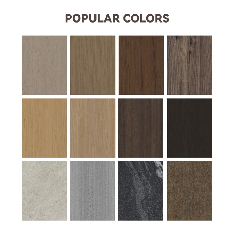 Wood Grain WPC Wall Cladding Panel Waterproof Decorative Interior Composite Wall Board