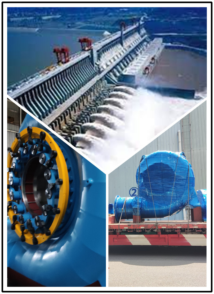 Horizontal Installation Water Turbine Generator With Brush Or Brushless Excitation