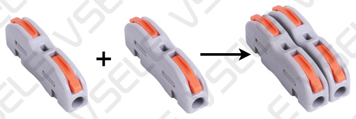 Flexible Wire Junction Connector / Electrical Quick Connect Terminals