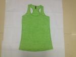 Polyester Cotton Gym Racerback Tank , Burnout Tank Top Anti Pilling