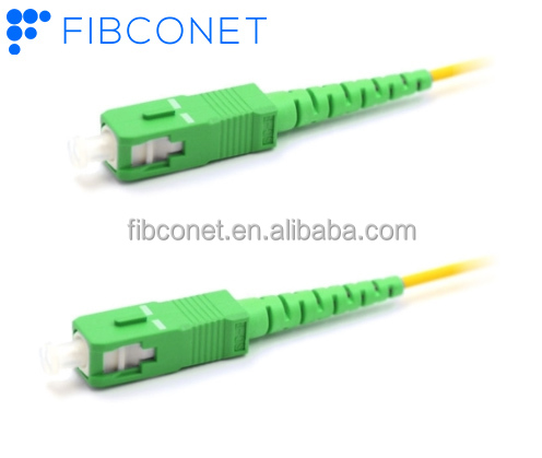SC/APC-SC/APC G657A1 Simplex Fiber Optic Patch Cord for Indoor in Telecommunications