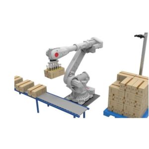 Quality Barrel Can Beverage Palletizer And Depalletizer Palletizing Robot Arm Gantry for sale
