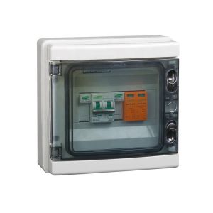 2Input 1Output Waterproof Plastic Electrical Combiner Box