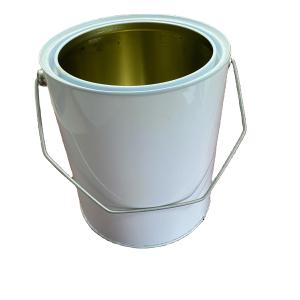 Quality Chemical 4 Litre Empty Paint Tins Containers White Coating for sale