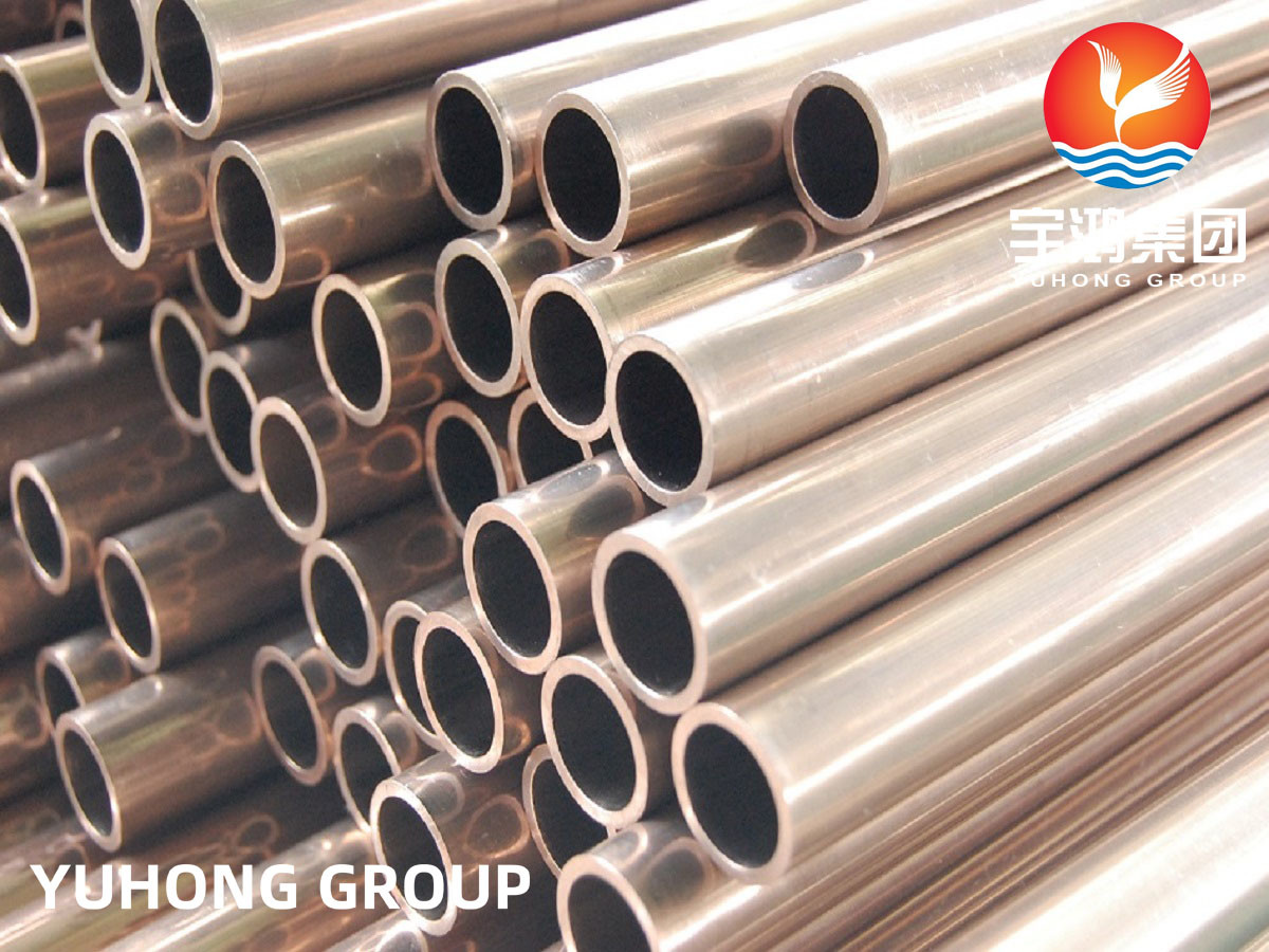 ASTM B111 C68700 Copper Round Tube Seamless Tube For Heat Exchanger Condencer