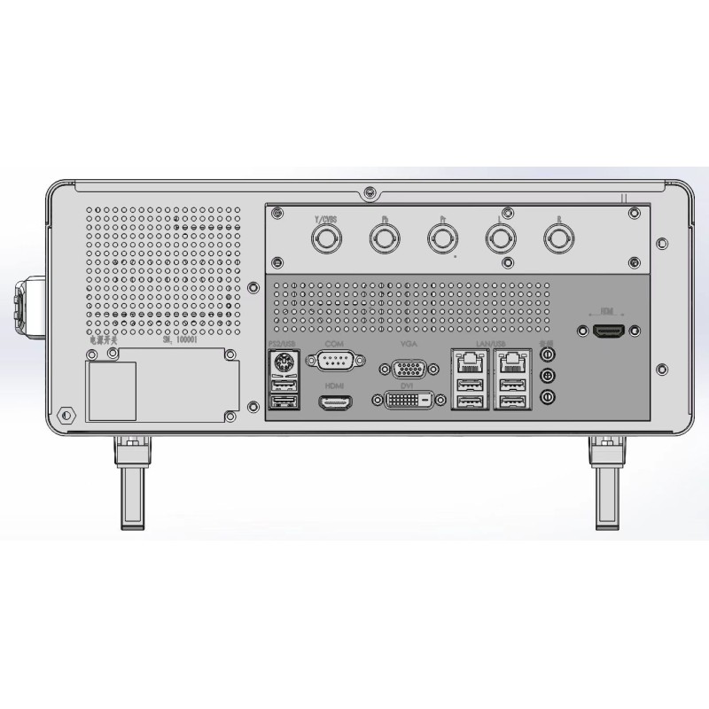 Three Vertical Bar Video Signal Generator IEC62368 RDL-100