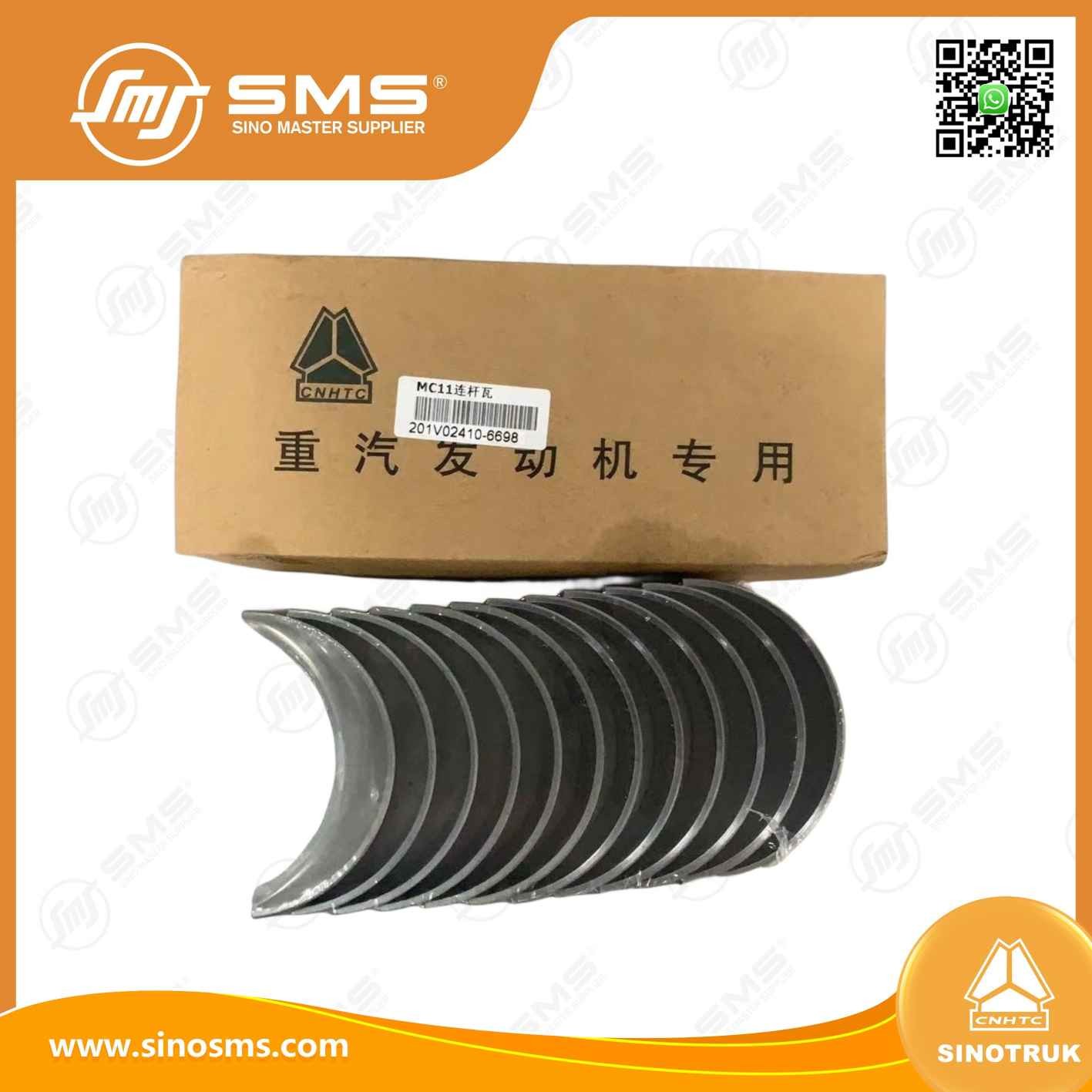 201V02410-6698 Connecting Rod Bearing HOWO Truck Parts