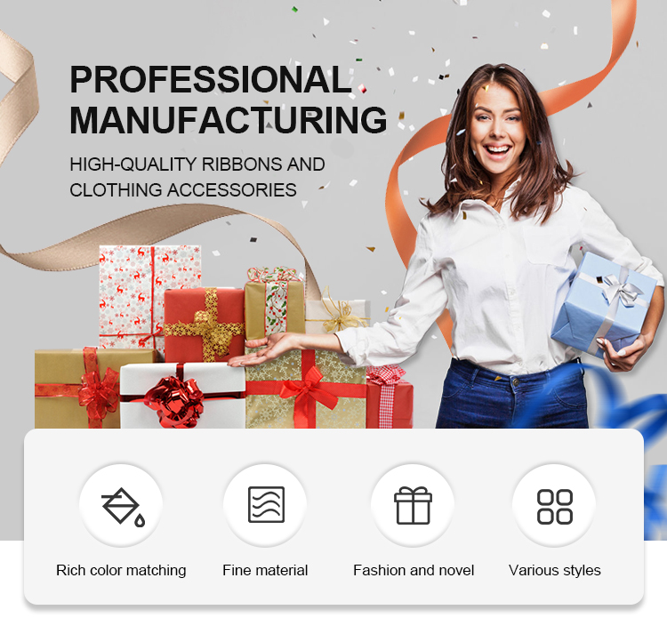 Factory Wholesale 16mm Cake Box Wrapping Satin Ribbon For Birthday Occasion Celebrations
