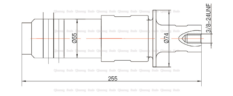 1800 Watt Ultrasonic Piezoelectric Transducer With 3/8-24UNF Connected Screw 20khz