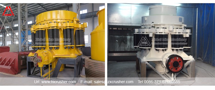 Spring Cone Crusher limestone and quarry breaking equipment with environment friendly