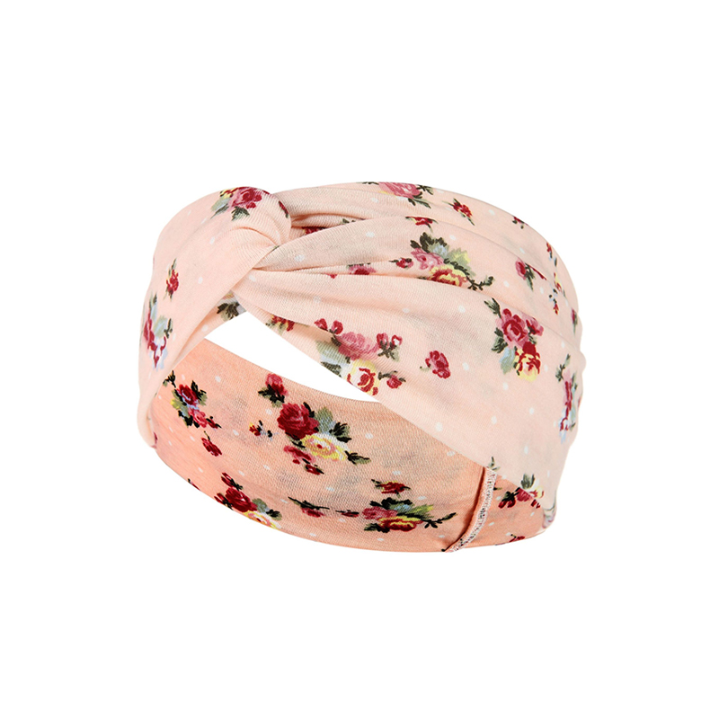 100% Polyester Women Head Scarves Multicolor Custom Elastic Headbands