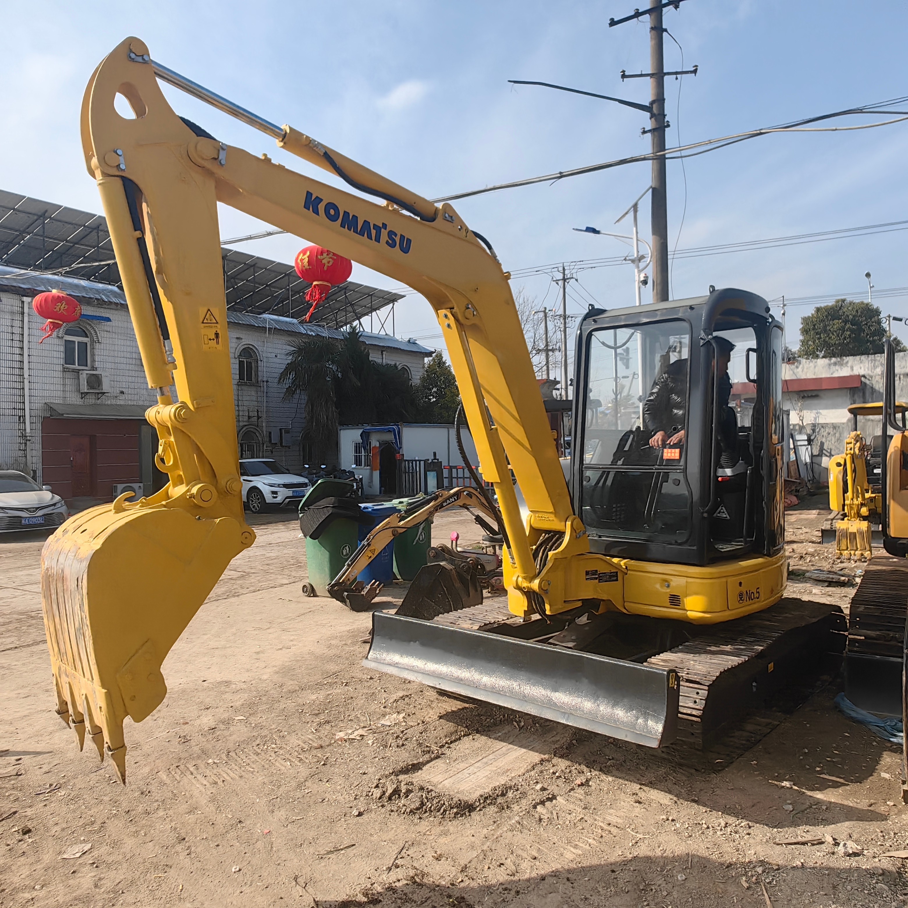 Used Mini PC40 Komatsu Backhoe Excavator 4ton Engineering Construction Machinery Digger