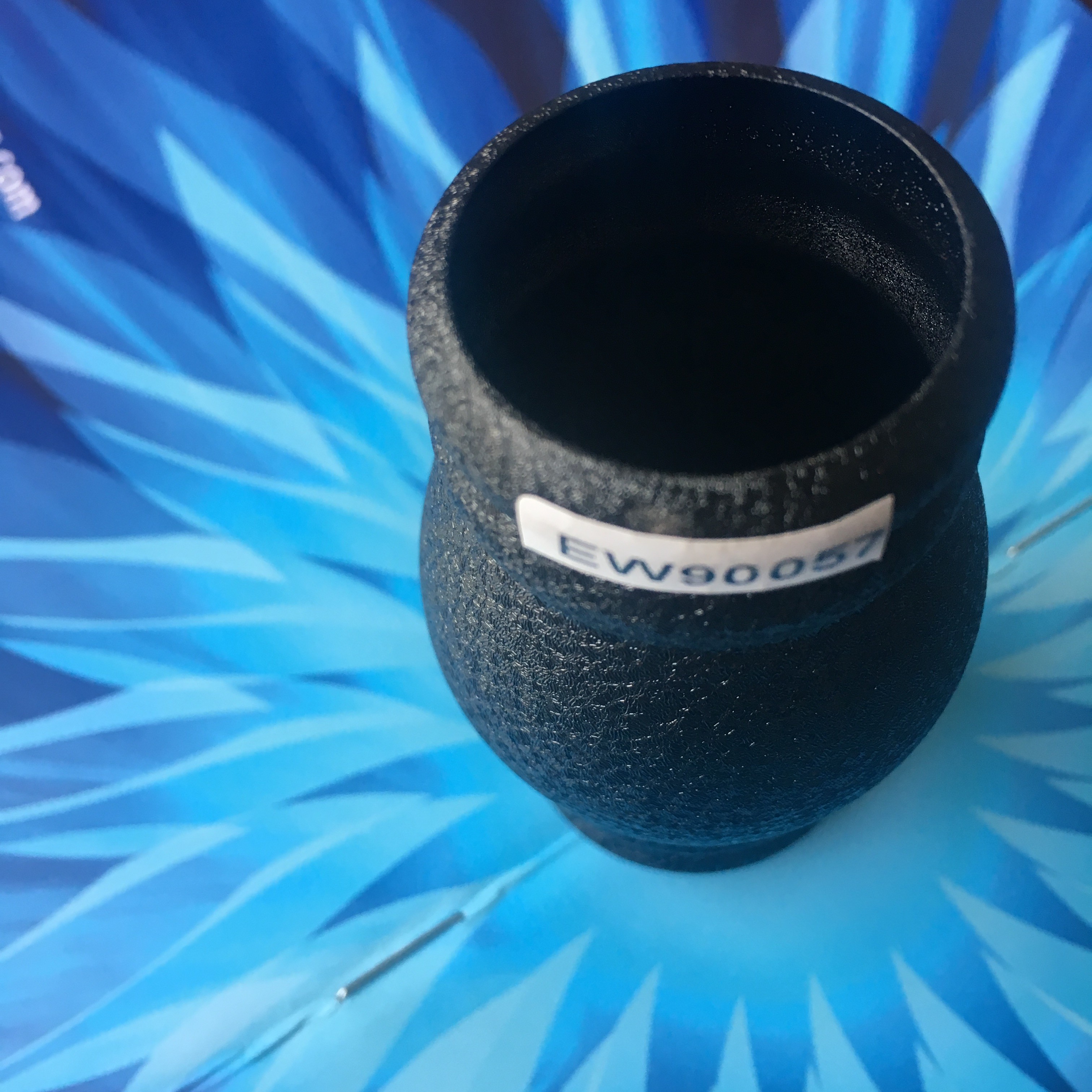 Black Color Sandy Powder Coating , Texture Electrostatic Spray Powder Coating