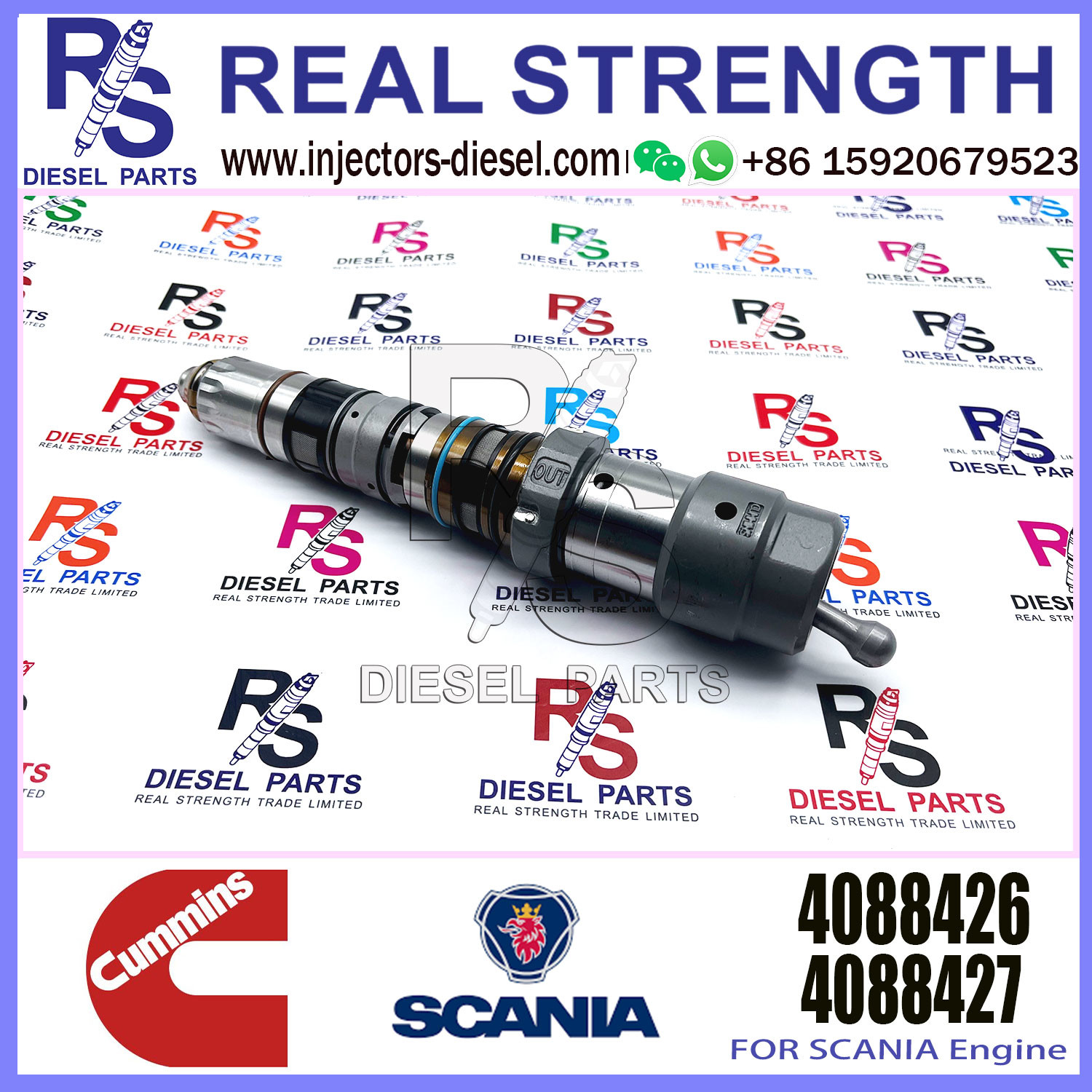 QSK23 QSK60 QSK19 Fuel Injector 4902827 4077076 4062090 4326779 4087892 4088426