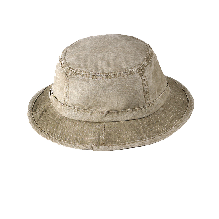 Ladies Blue Tie Dye Men'S Boonie Bucket Hats , Washed Denim Fishing Hat