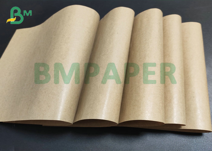 Small 40gsm 50gsm BKP Brown Kraft Paper 50mm 68mm Wide For Packaging 