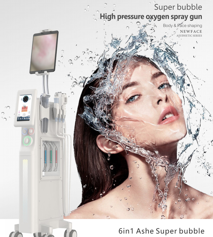 6 In 1 Hydra Beauty Machine Hydrodermabrasion Facial Cleaning Salon Equipment
