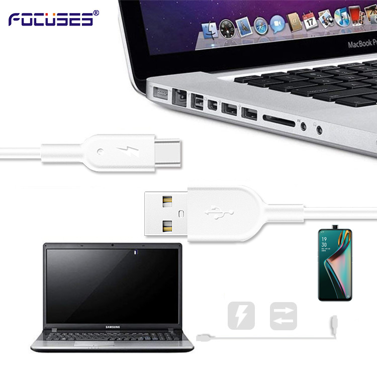 FCC USB 2.0 Type C Cable 36g USB C Sync And Charge Cable