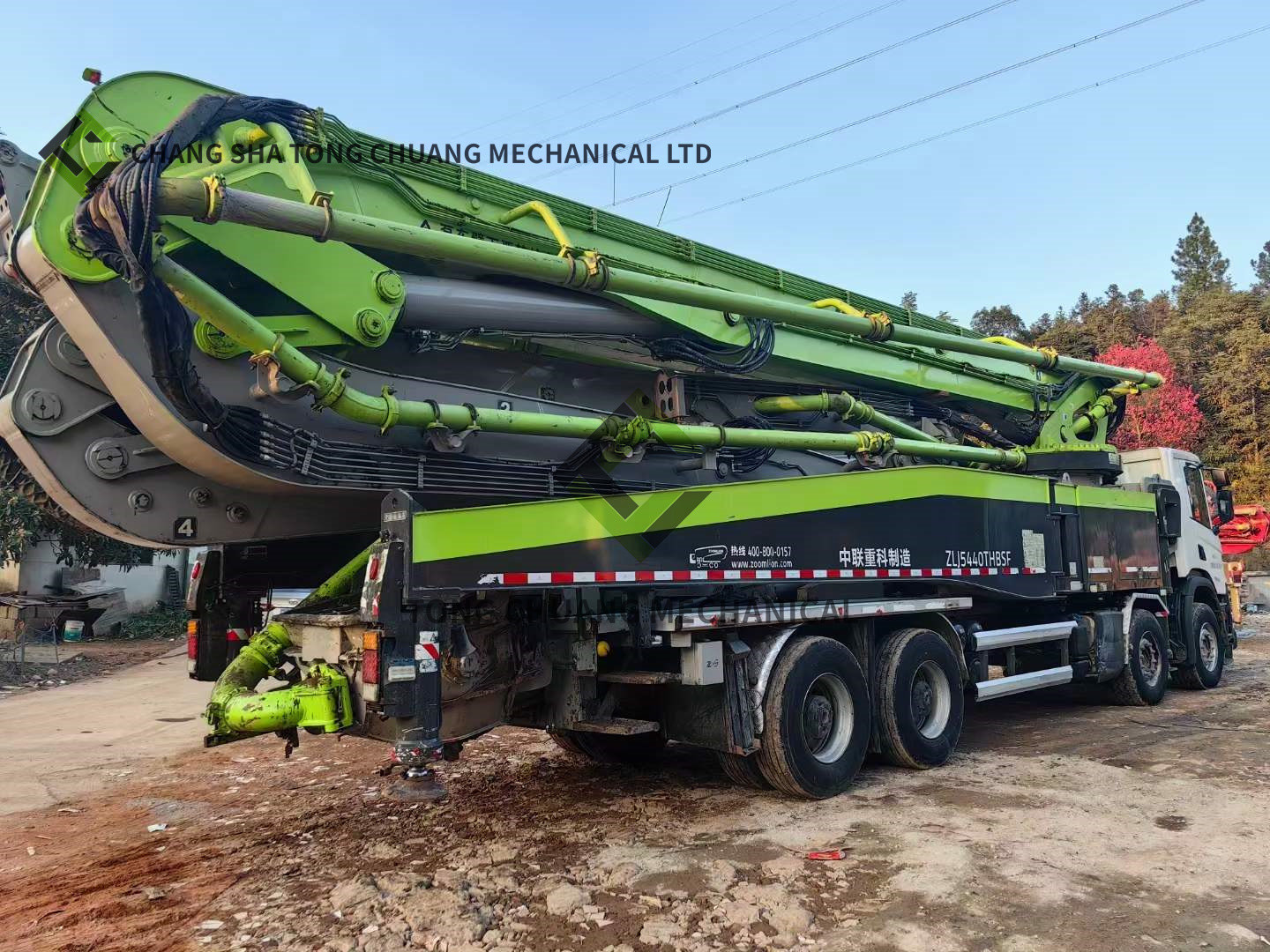 2020 Scania Chassis Zoomlion 4.0 Series ZLJ5440THBSF 63X-7 RZ Used Concrete Pump Truck