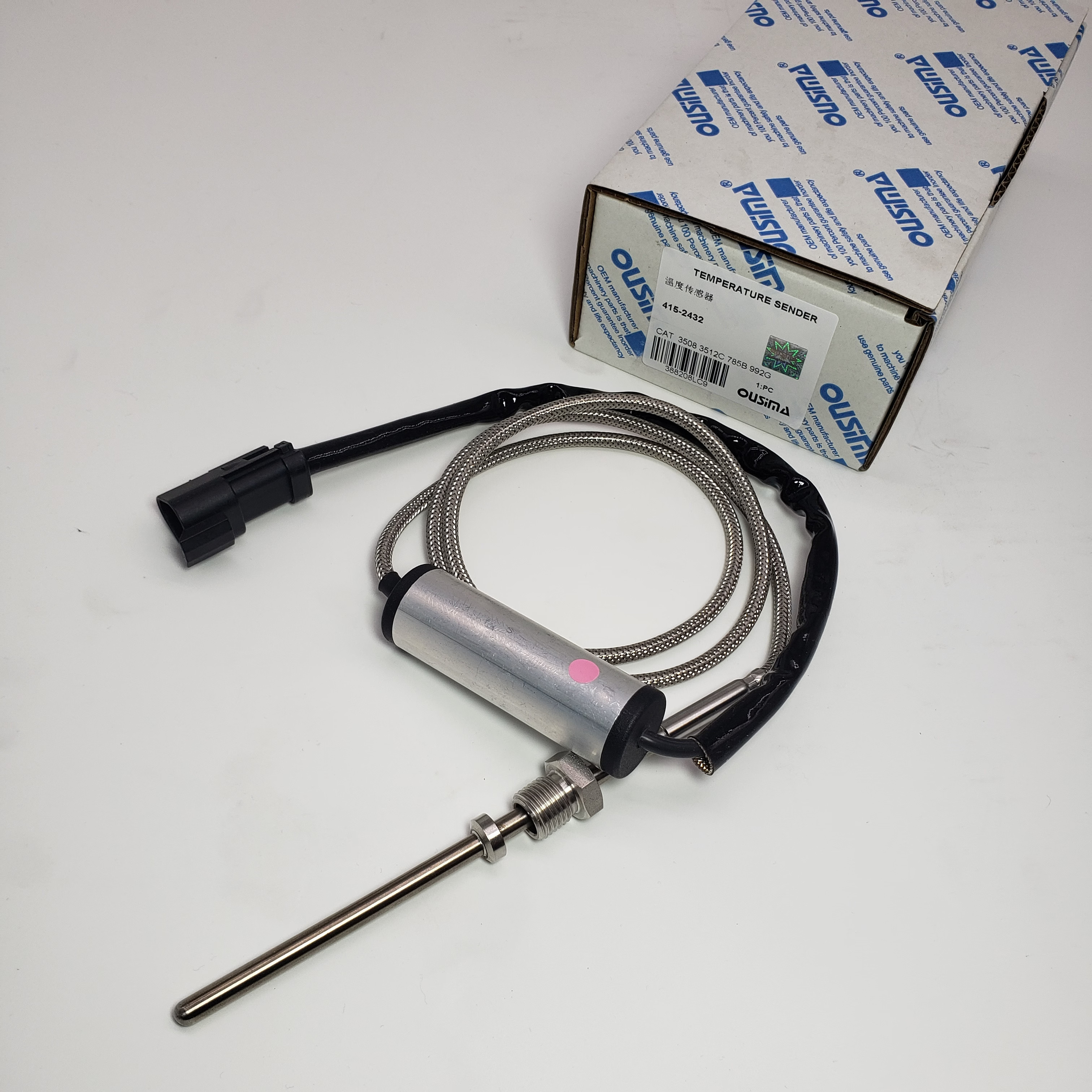 Temperature Sensor 415-2432 For CAT 3508 3512 5130B 776D 854K 992G C19 C18