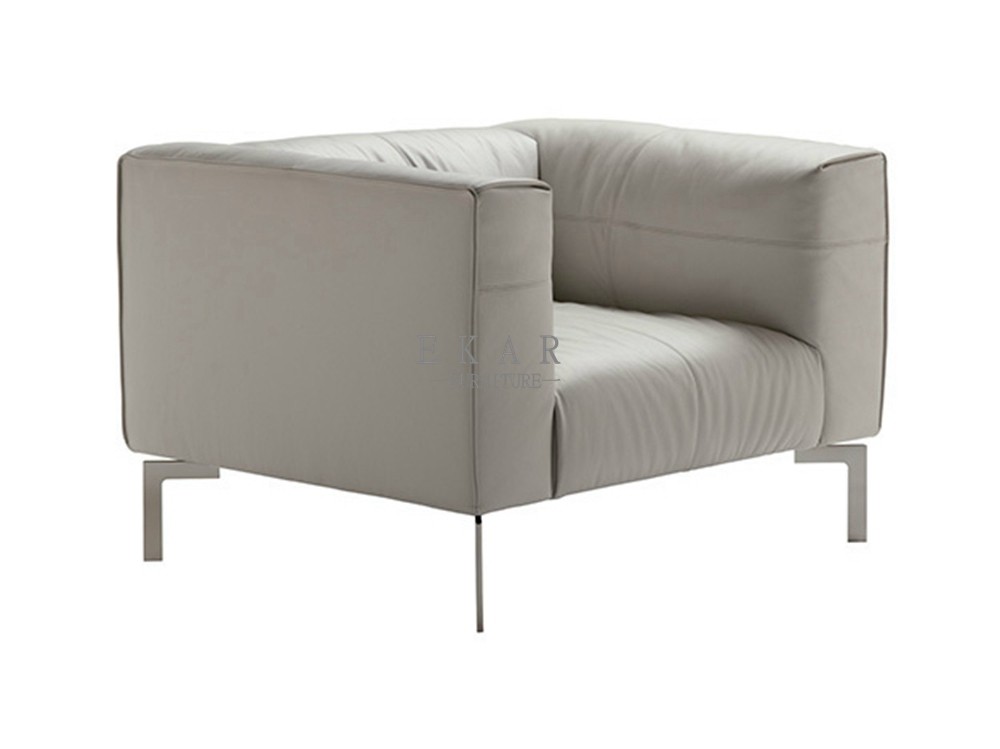 Italian Designer High-end Couch Red 3 Seater Sofa