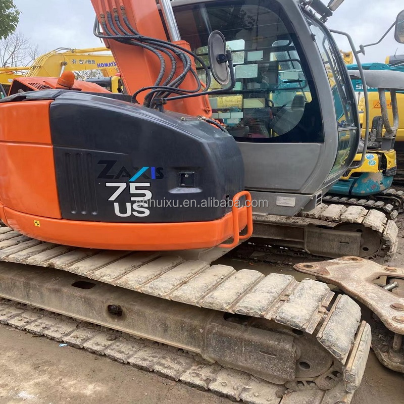 Hitachi hot sale used hitachi ex75ur excavator/Second hand Small Crawler Excavator good condition HITACHI 75