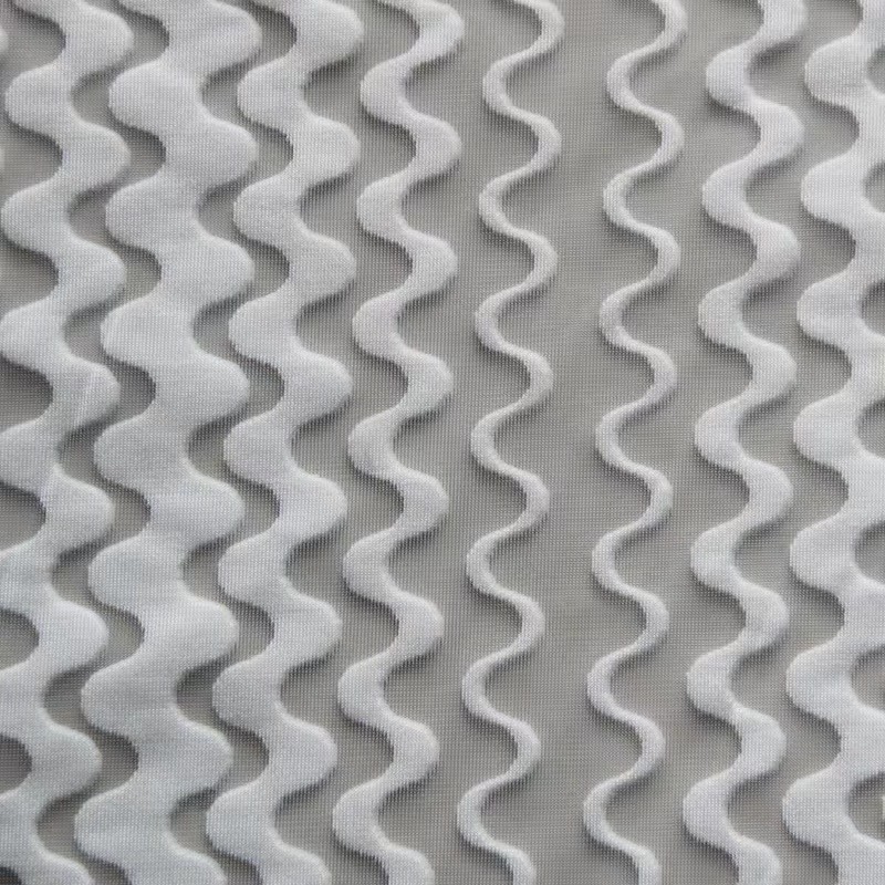 Jacquard Tearproof 3D Mesh Material Recycled Polyester Mesh 3mm