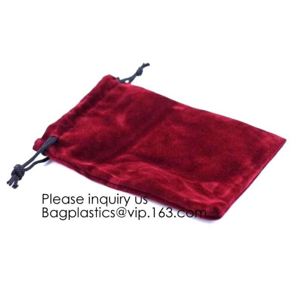 Velvet Cloth Drawstring Pouches Handy Gifts Jewelry Bags,Cream Drawstrings Velvet Bags for Jewelry, Gift, Wedding Favors