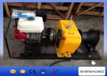 Honda Gasoline Powered Winch 5T , Tower Erection Cable Pulling Winch