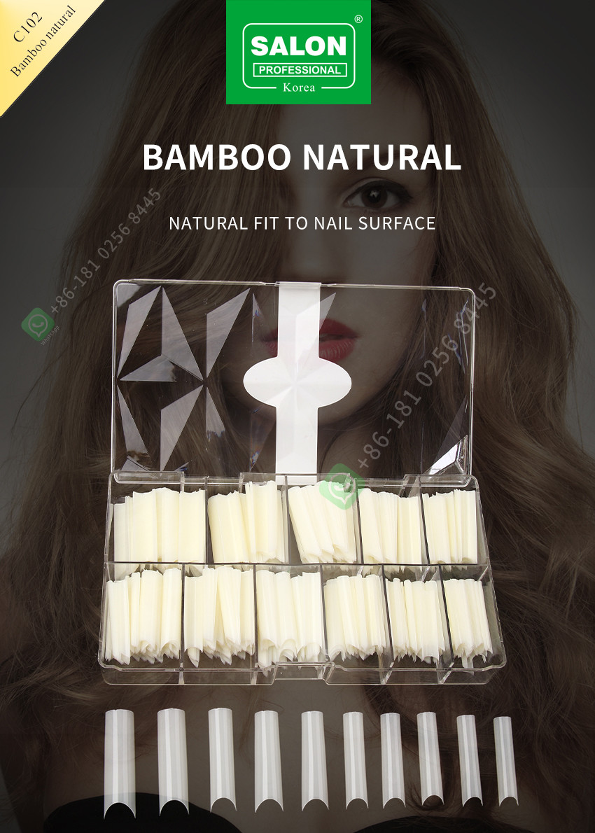 Professional False Nails Tips Natural Clear Color Full Cover Artificial Finger Nails Half Cover French Nail Tips