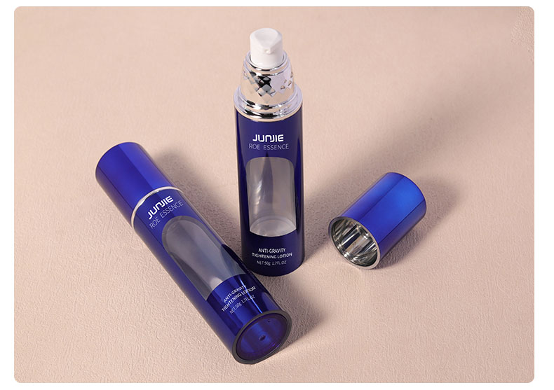 Electroplate Airless Lotion Bottle Packaging Airless Cream Jar Customized For Personal Skin Care