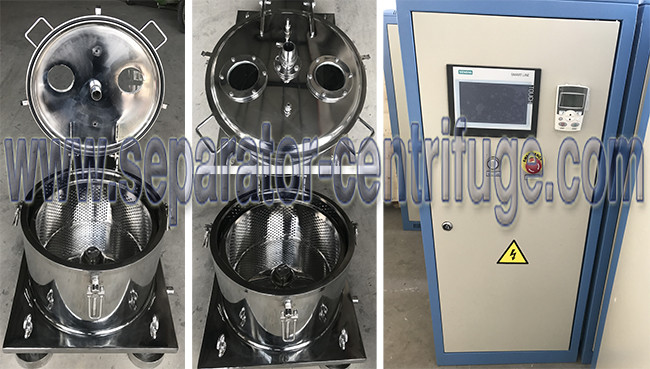 High - Efficient Vertical Basket Centrifuge CBD Oil Ethanol Extraction Machine