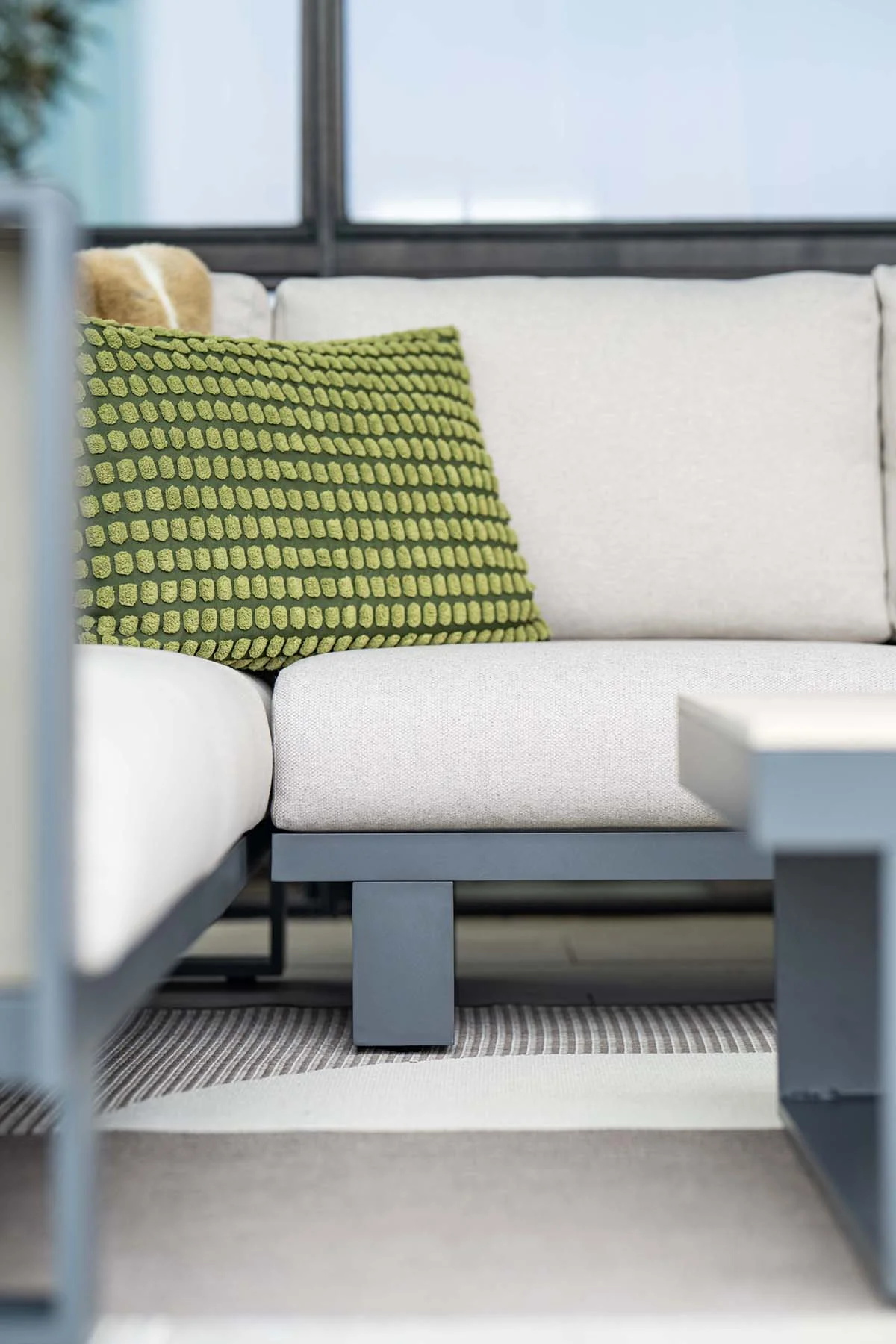 Stylish and Durable AJUNION All Weather Cushions Garden Furniture Set for Your Patio