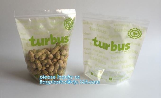 Food Delivery Bags Standing/ Recyclable K Food Delivery Bags, LDPE material food grade print K sandwich bag