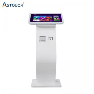 Quality 21.5 Inch Way Finding Touch Screen Kiosk Software Open Source With Printer LCD for sale