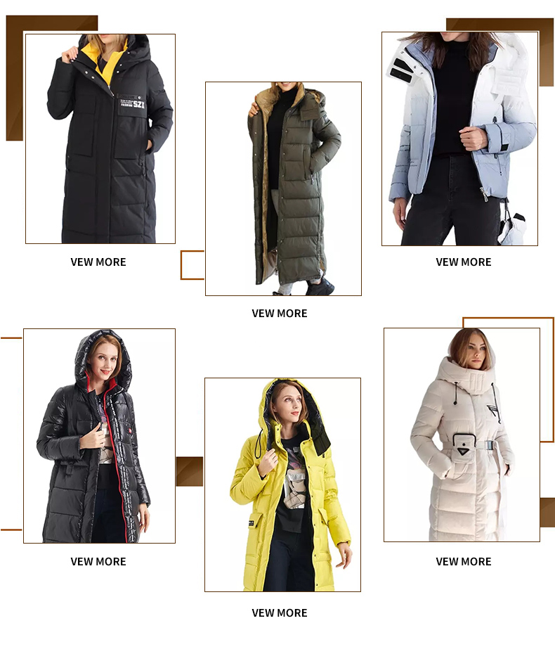 FODARLLOY 2022 new design ladies warm hooded cotton-padded clothes slim long down winter jackets women coats