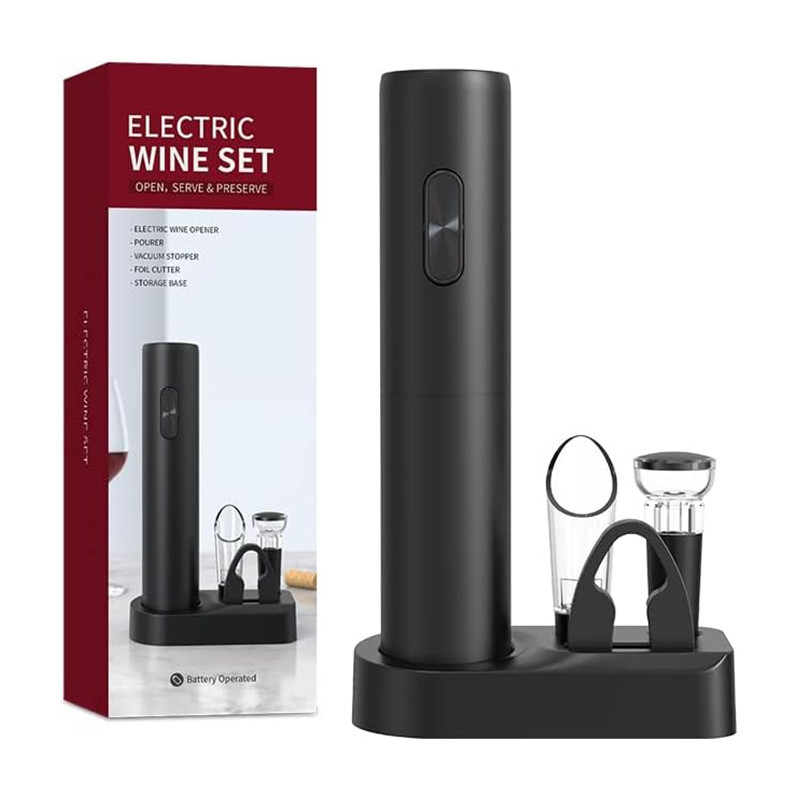 Engraved Wine Electric Bottle Opener Personalized Automatic With Dry Battery