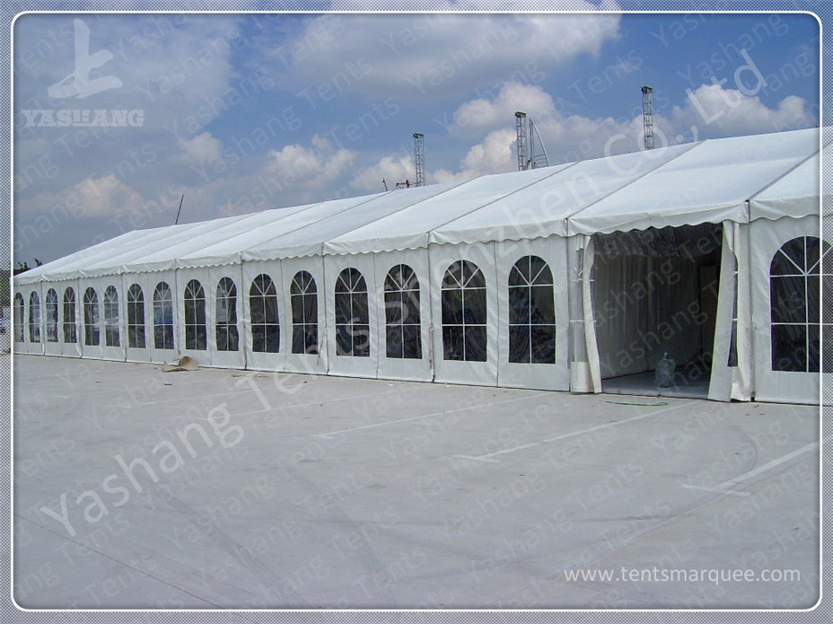 Durable Custom Big Industrial Storage Tents With Corrugated Sheet Wall
