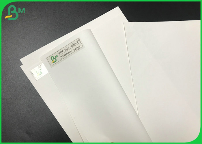Waterproof 300um 350um Thick PP Coated Matte White Polypropylene Synthetic Paper 