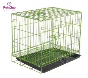 China Double Door Wire Material 9kg Pet Carrier Cage on sale