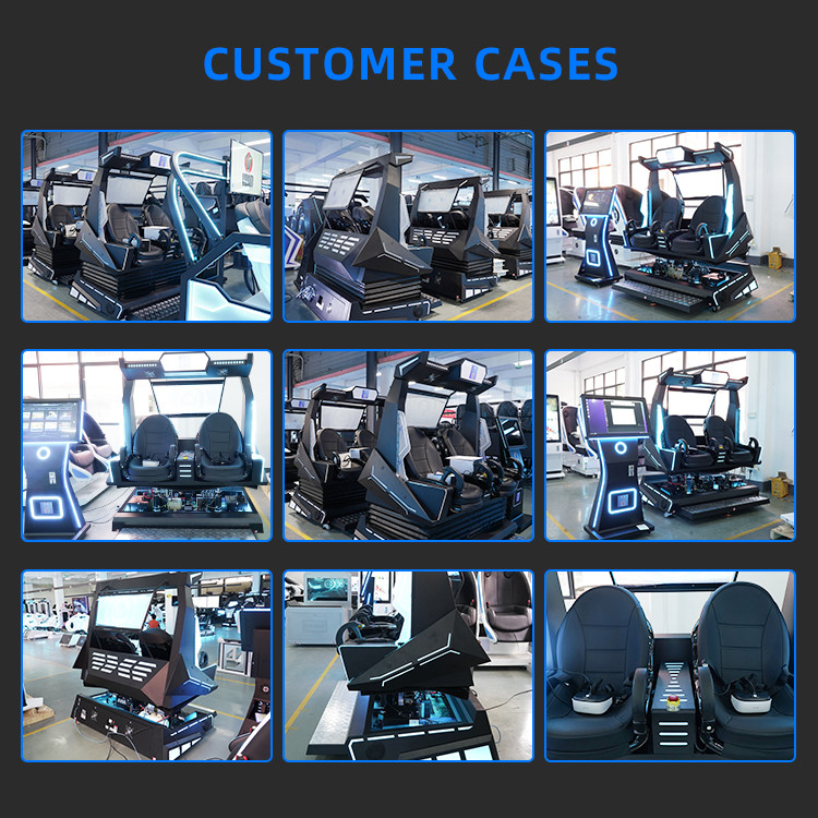 Roller Coaster 9d Vr Chair Simualtor Virtual Reality Cinema Game Machine For Amusement Park