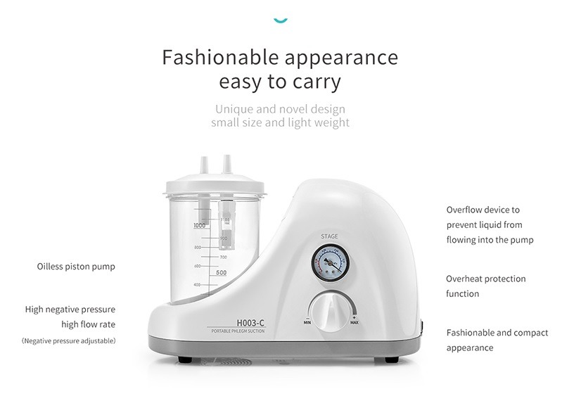 Factory Supply Medical Equipment Portable Phlegm Suction Machine With Good Price